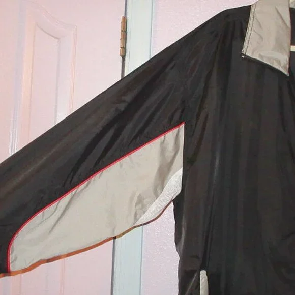 Vtg Fox Racing Windbreaker Jacket Mens XL Nylon Ripstop DWR Packable MTB Logo - Picture 5 of 12